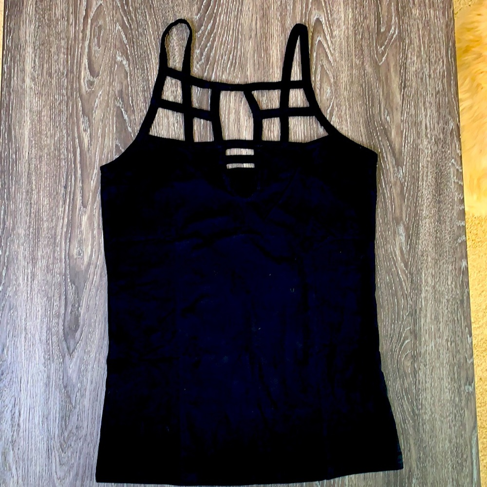 Bandage hollow out tank top